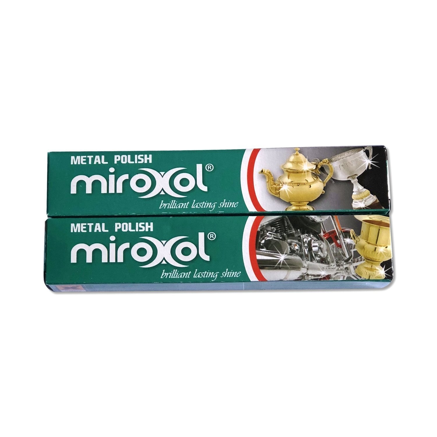 miroxol metal polish x 2 100 ml tubes